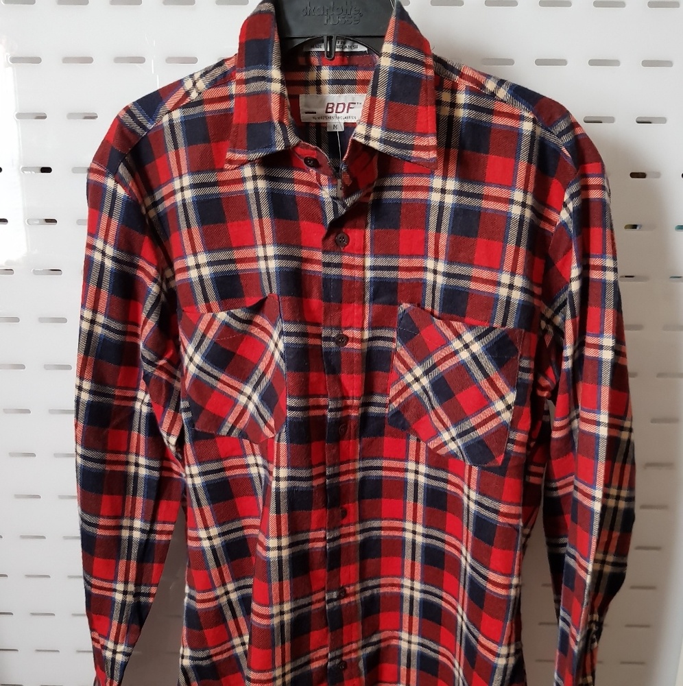 NWT BDF By Westchester Classics Men's Flannel